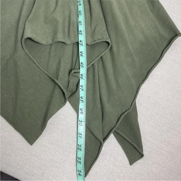 Aerie Tank Asymmetric Midi Dress Green Fit & Flare Cotton Blend Size XS 2024 - Picture 13 of 13